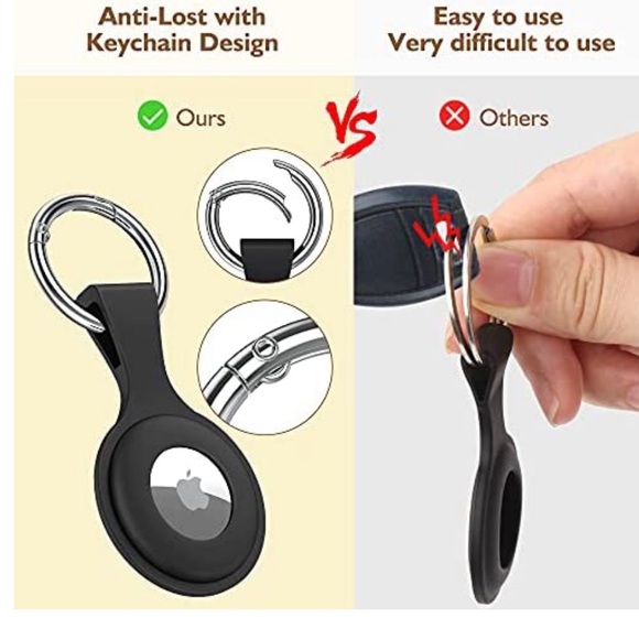 2 Tech theory Belkin Secure Holder with Key Ring for AirTag protective ring - Picture 4 of 7